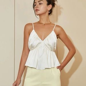 Women’s White Cami Top